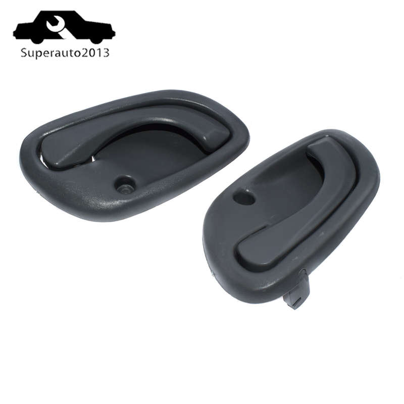 2X Door Handle Front or Rear Left & Right Interior Gray For Suzuki Grand Vitara