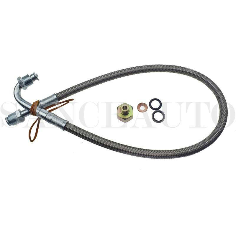 Turbo Oil Feed Line Tube For Dodge Ram 5.9L Cummins 12V 89-98 W/ Connectors Set