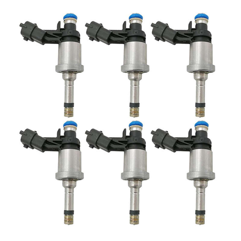 6Pcs Fuel Injector 12638530 for Chevrolet Camaro Traverse GMC Acadia CTS 3.6L GM