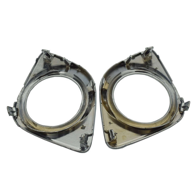 Front Bumper Fog Light Hole Cover Insert LH RH 2PC Chrome for Toyota Venza 09-12