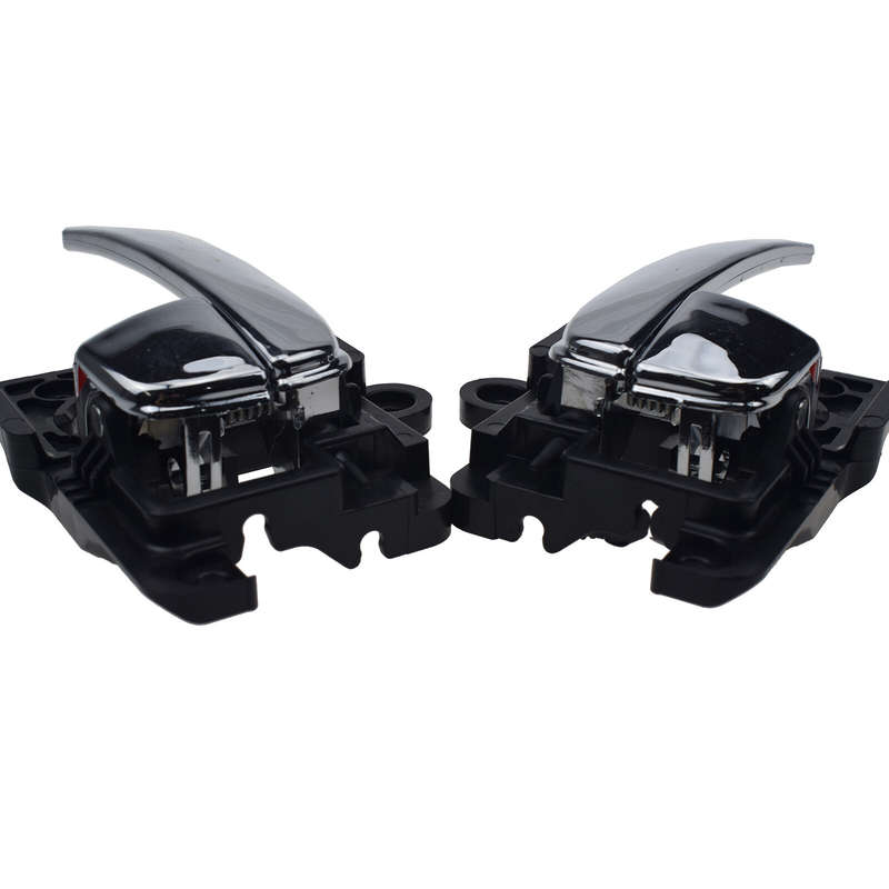 2pcs Left Right Interior Door Handle For 2007-2010 Hyundai Elantra Sedan Chrome