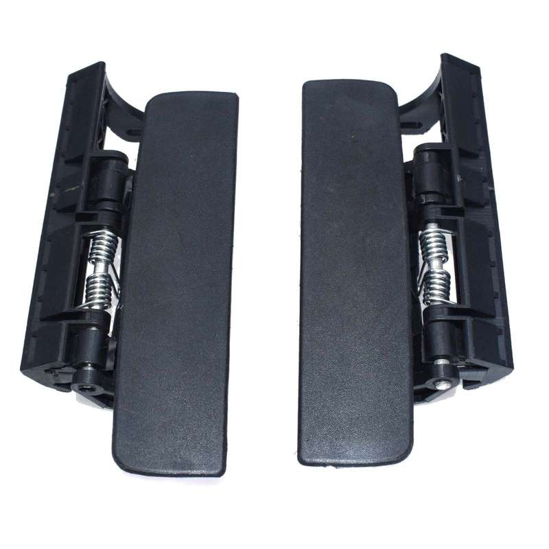 2PCS Front Left & Right Exterior Door Handle Black For Peugeot 306 1993-2001 New