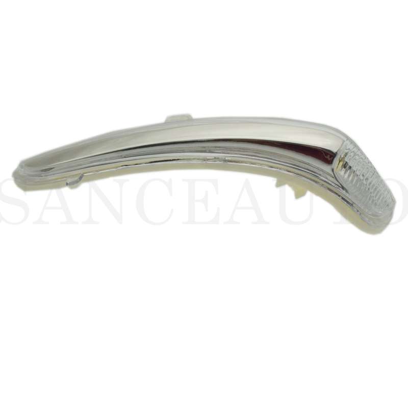Left Clear Rear View Mirror Lamp Turn Signal Light Lens For Peugeot 208 2012-17