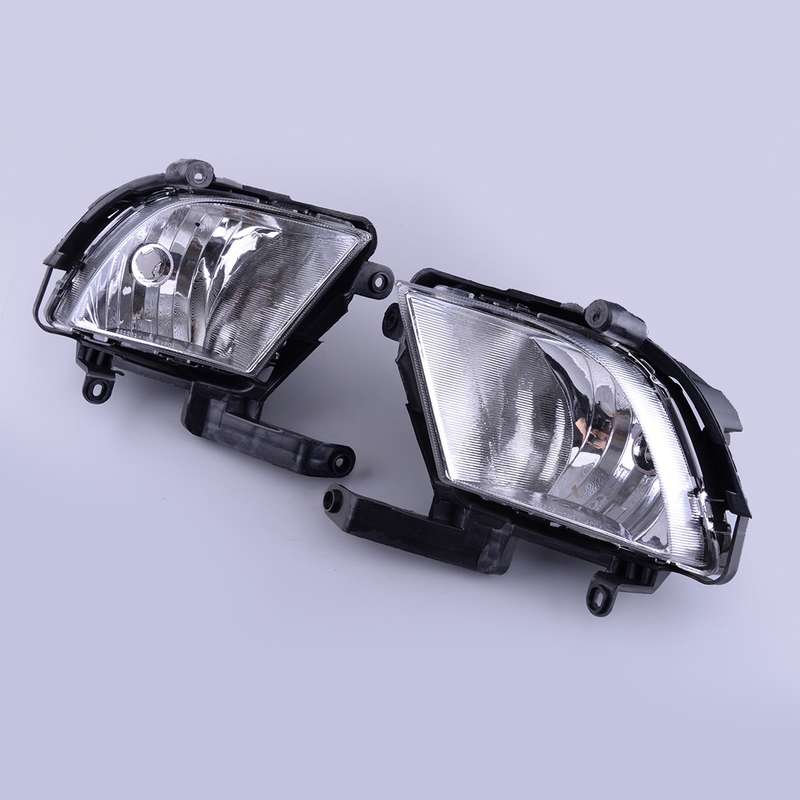 2pcs Front Fog Light Lamp Without Bulb Fit For Kia Forte Sedan 10-13 Clear Lens