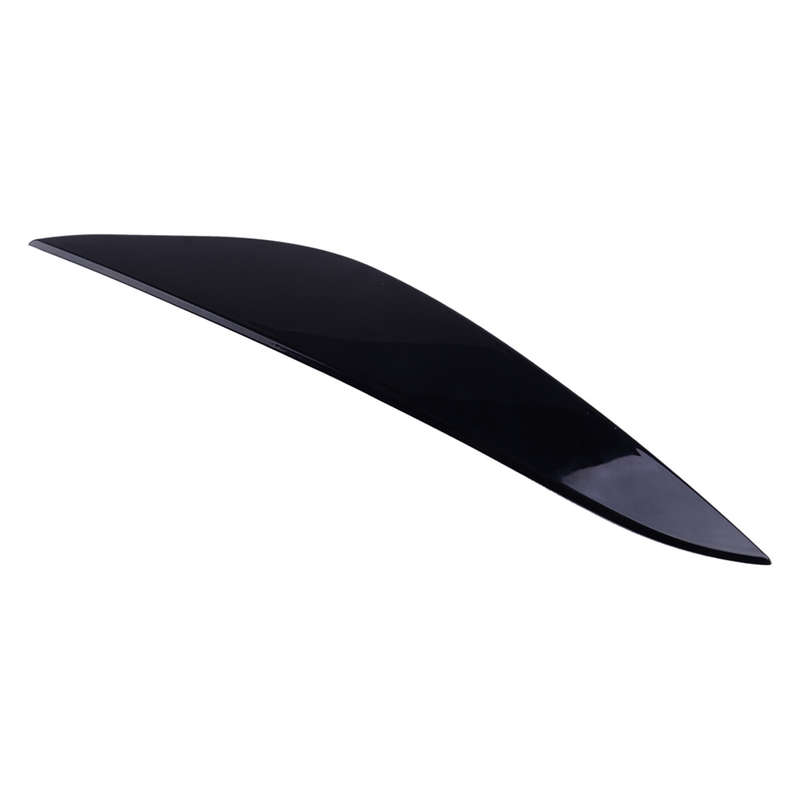 1 Pair ABS Headlight Eyebrow Eyelid Trim Cover Fit For Tesla Model 3 17-20