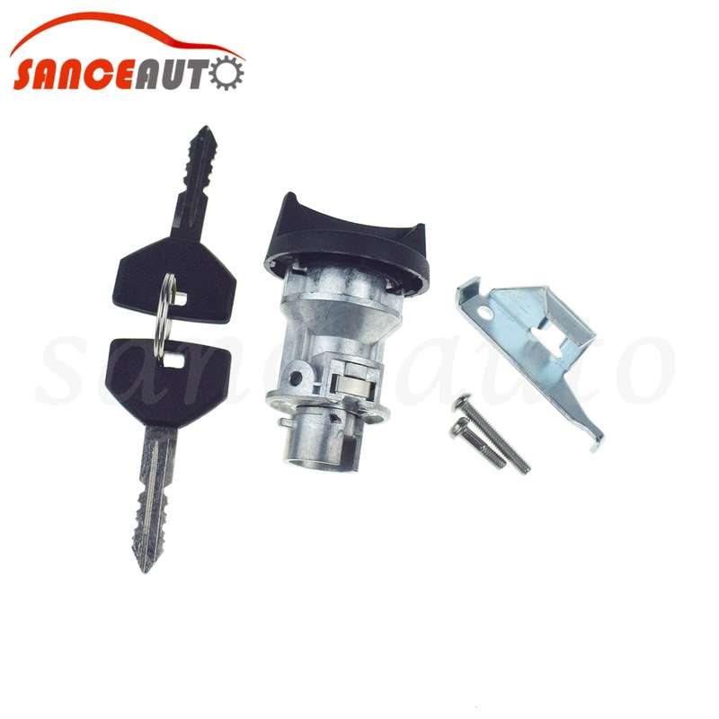 US-163L Ignition Lock Cylinder w/ Key For Jeep Grand Cherokee Dodge Caravan Ram