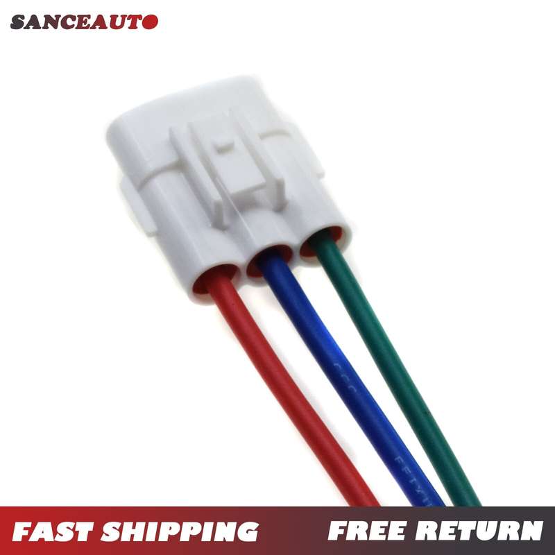 Front Turn Signal Light Socket Connector Harness W/ 3-Wire Kit For Honda Civic