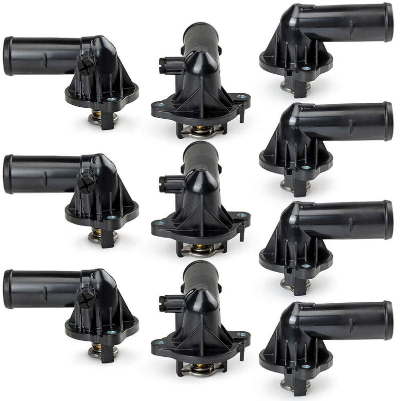 10Pcs Engine Coolant Thermostat For Jeep Wrangler JK 3.6L 2011-2018 5184651AH