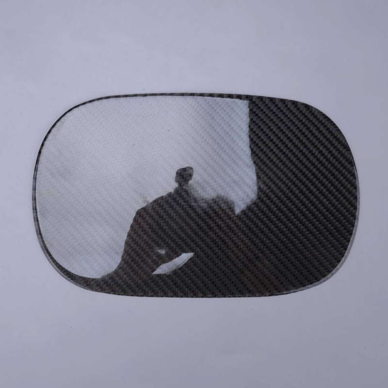 Carbon Fiber Filler Fuel Door Tank Gas Cap Cover Trim Fit For Mercedes Benz W205