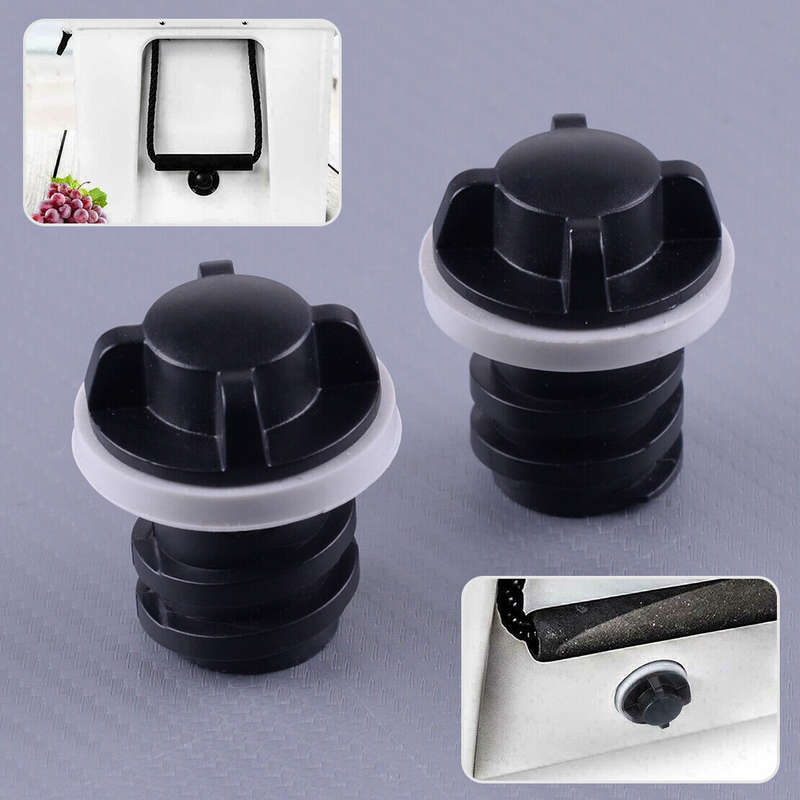 Qty2 Drain Plugs Replacement Fit for RTIC Coolers Refrigerator Accessories