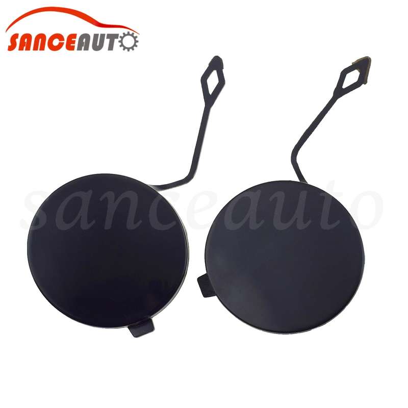 For VW Touareg 11-14 Rear Bumper Tow Hook Eye Cover Cap 7P6807449A 7P6807450A