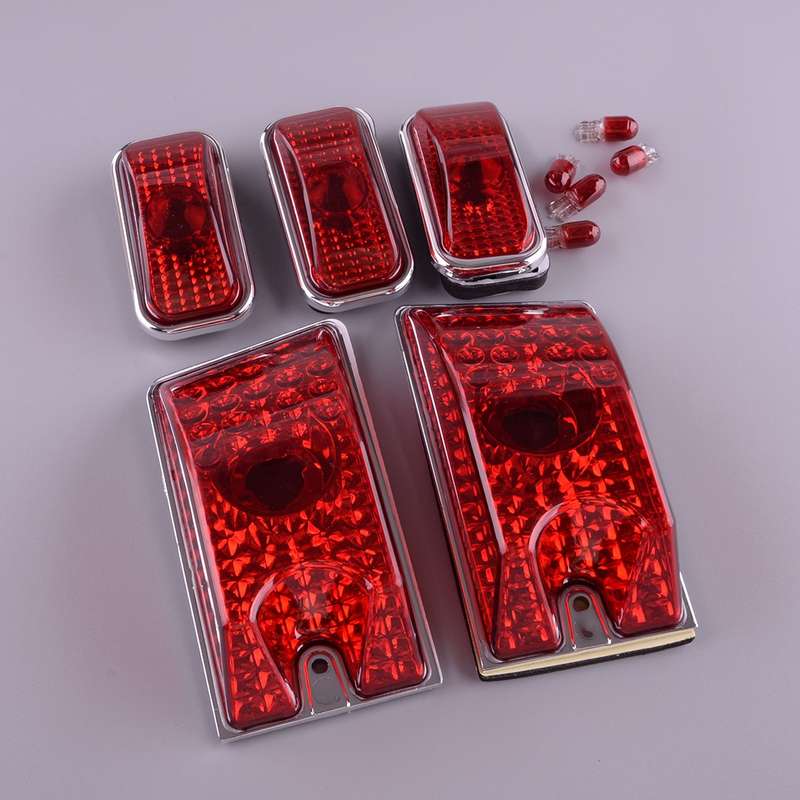 Fit for 2003-09 Hummer H2 H2 SUT 2005-09 LED Cab Roof Marker Lights Kit 5 x