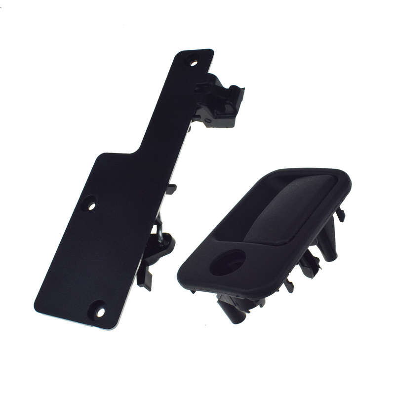 New 2PCS Glove Compartment Lock & Box Handle Black For VW Golf Mk3 Vento 1991-99