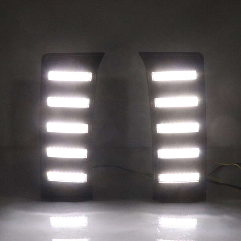 1Pair Front Daytime Running Light Fog Lamp Fit for Toyota Tundra 2022-23 New
