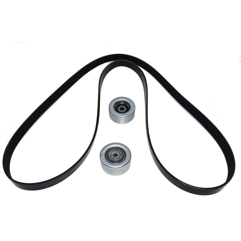New Serpentine Drive Belt and Idler Pulley Kit 3pcs For Lexus IS250 IS350 06-12