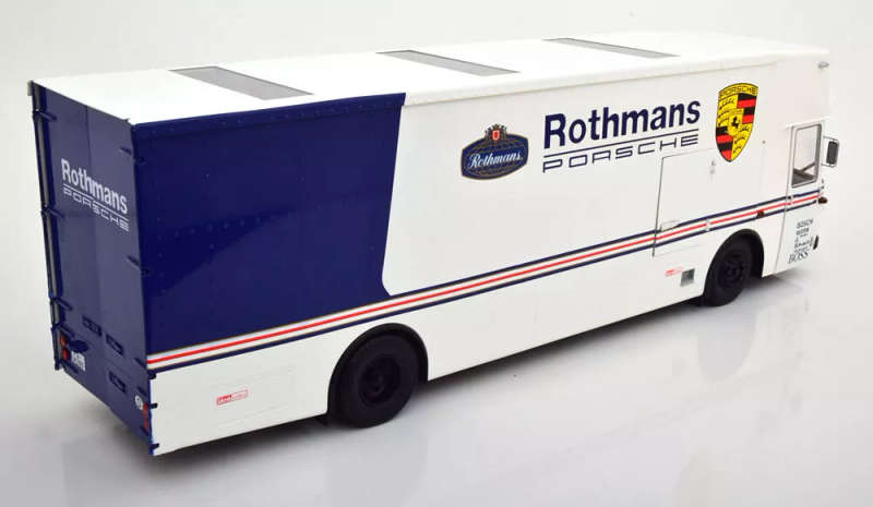 1/18 CMR Mercedes Benz O317 Porsche Race Transporter Rothmans