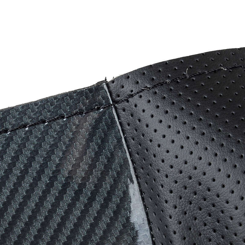 Hand Sewing Stitched PU Leather Steering Wheel Wrap Cover Fit For Ford Edge