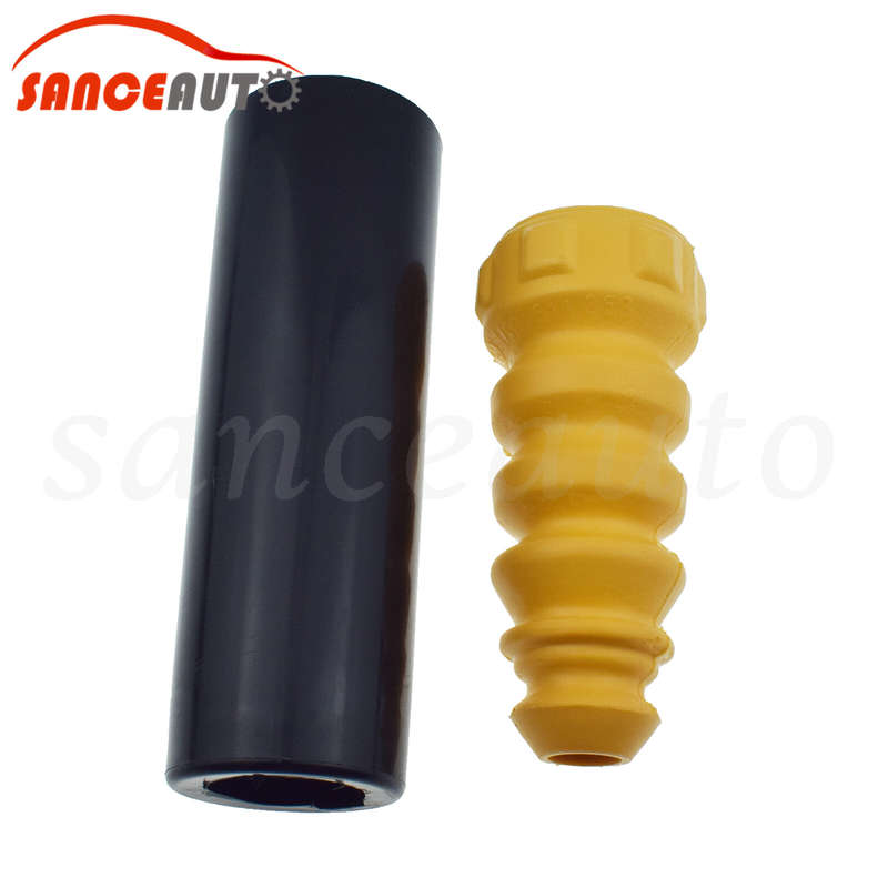 Jounce Bumper & Cover Kit Rear Strut 4PC For Audi A4 VW GOLF 3C0511359 3C0513425
