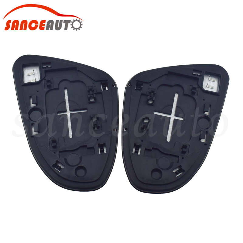 Heated Side View Mirror Glass Driver Passenger 2pcs for Toyota Corolla 2012-2019