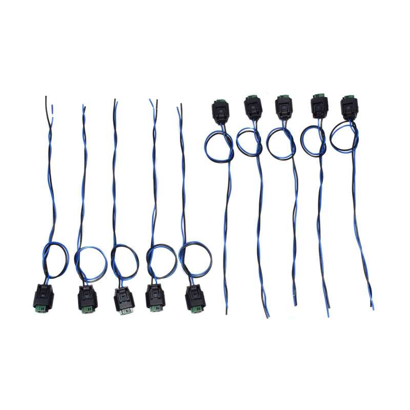 New Outside Ambient Air Temperature Sensor Socket Plug&Wire Kit 10PCS For BMW