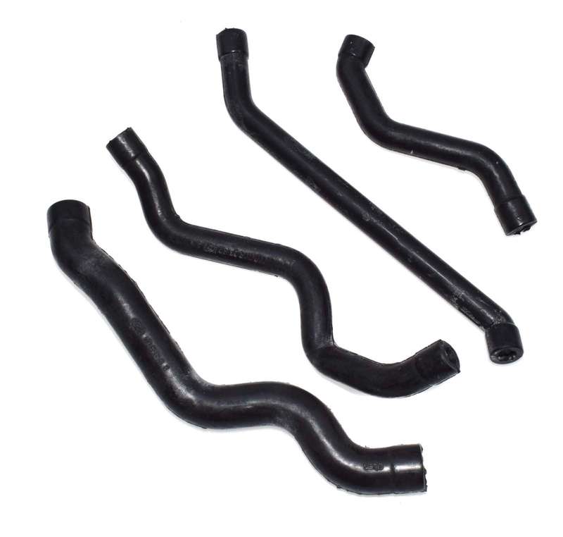 Engine Crankcase Breather Hose Set 4PCS for Mercedes Benz W202 W203 W211 W210
