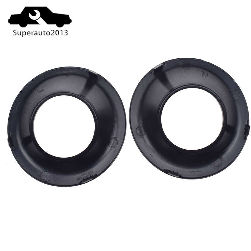 Fog Lamp Light Trim Bezel LH + RH For 15-18 Dodge Challenger CH1039177 CH1038177