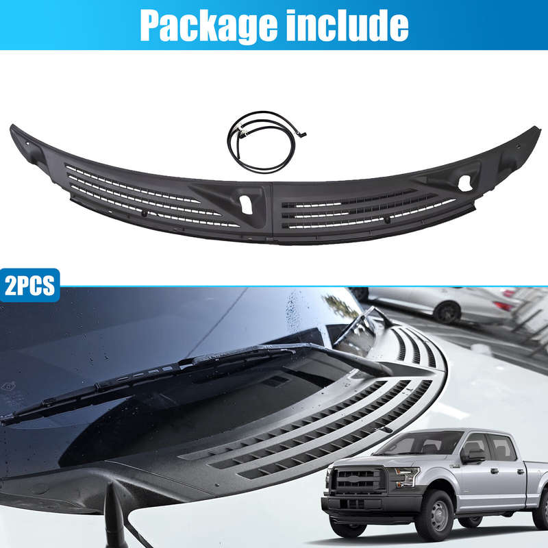 1 Pair RH & LH For 2009-2014 Ford F150 Ford Cowl Panel Grille Set w/ Seals