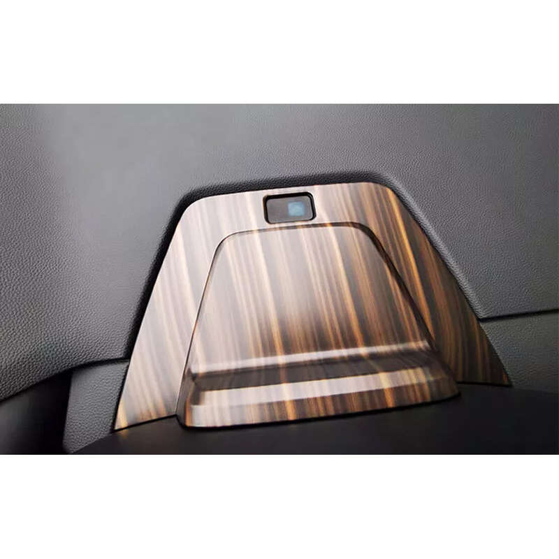 Wood Grain Center Console Navigation Panel Trim Fits For Honda CR-V 2023-2024