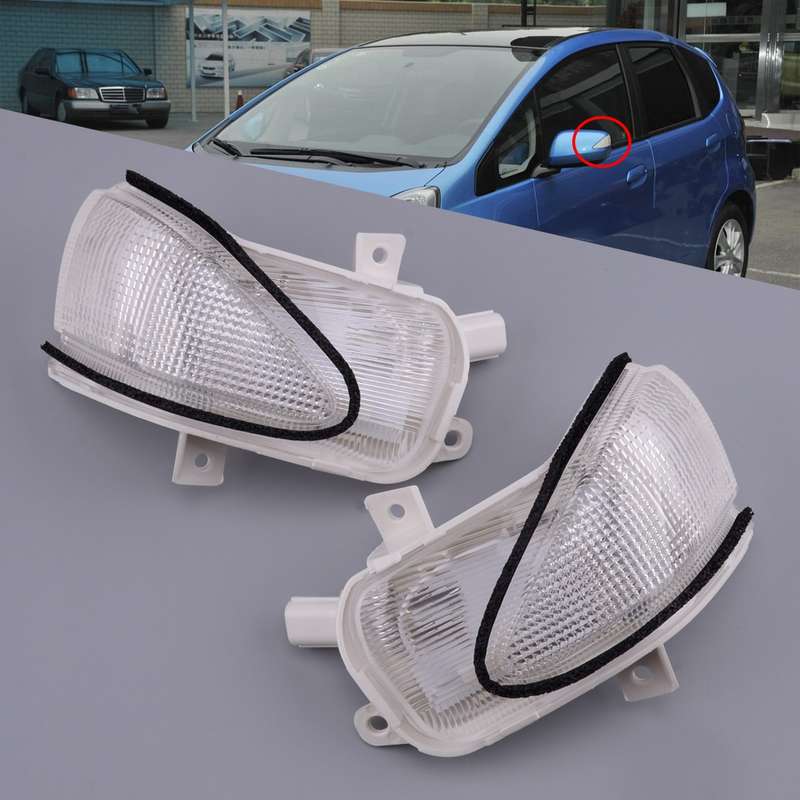 2pcs Side Rearview Mirror Turn Signal LED Light Lamp fit for HONDA FIT JAZZ