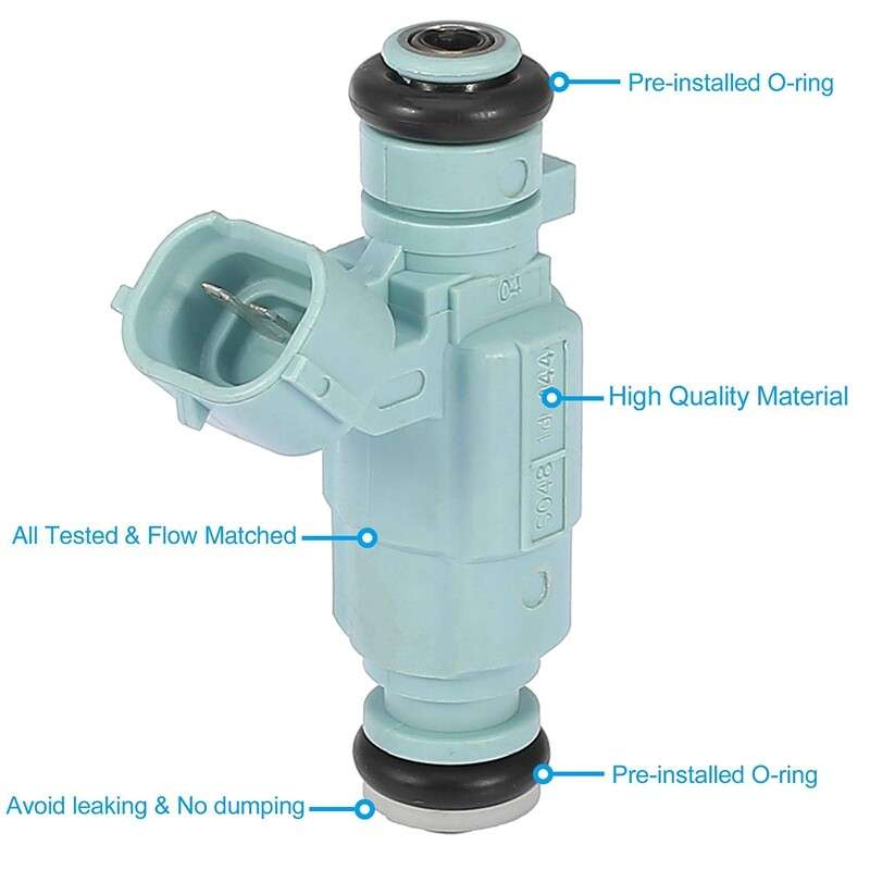 4X 35310-23800 8260930048 Fuel Injector for Hyundai G4GF 2.0L Beta motor