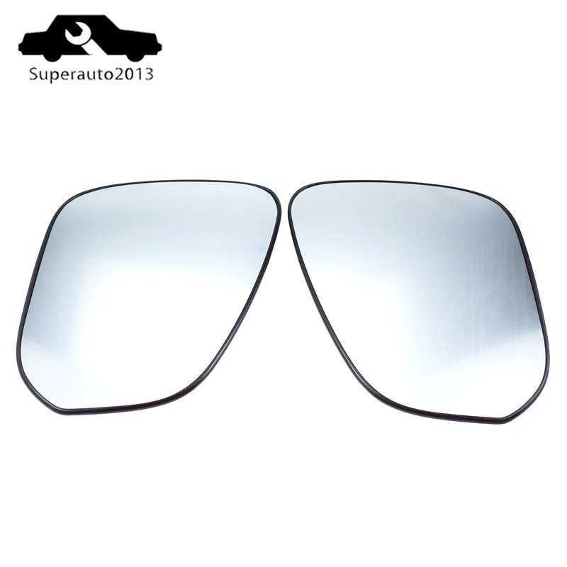 Pair Left Right Side Mirror Glass w/Back Heated For Toyota Hilux RAV4 2015-2022