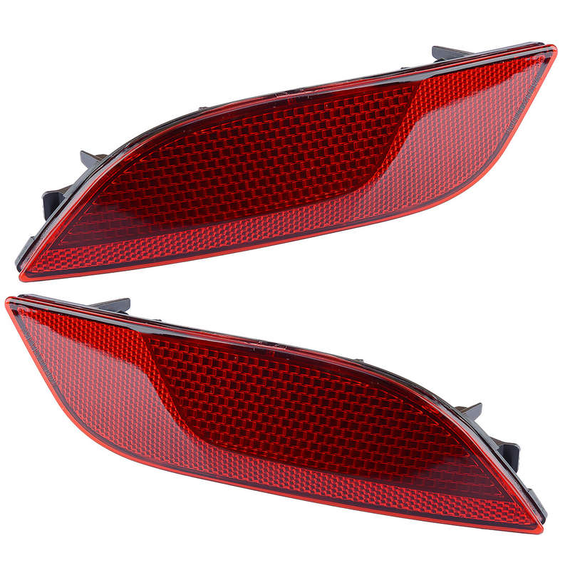 Rear Bumper Light Lamp Reflector Left + Right Fit For Jeep Compass 2017-2023