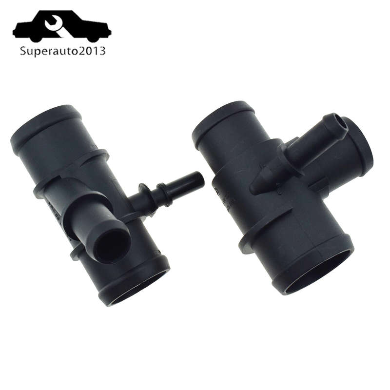 2X Thermostat Water Connector Hose For Land Rover Range Rover Sport LR4 LR025969