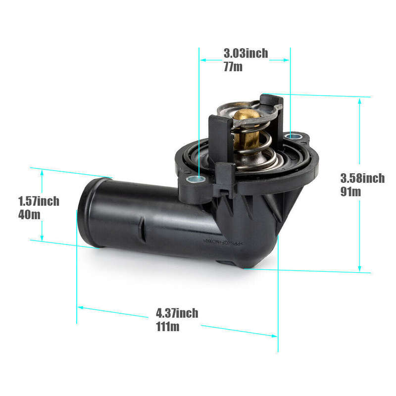 1X 5184651AH Thermostat Housing For Dodge For Jeep For Grand Cherokee 3.6L US