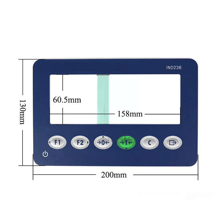 1PCS NEW Membrane Keypad FOR METTLER TOLEDO IND236 Instrument Panel Film