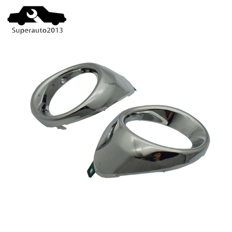 2X Front Left & Right Bumper Fog Light Lamp Trim For 2013-15 Lexus ES350 ES300h