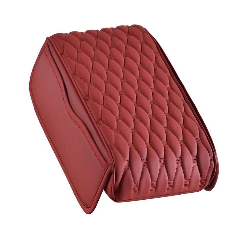 Car Center Console Seat Armrest Cushion Box Cover Protector With Side Pockets