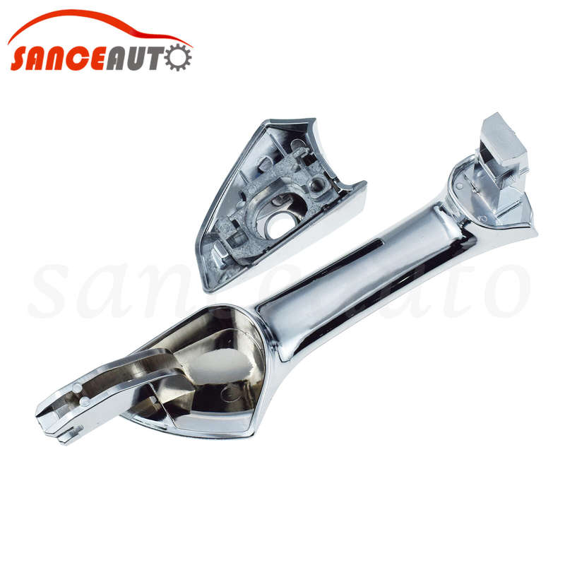 Front Left Exterior Door Handle For 2008-2012 Honda Accord Chrome Coupe Sedan