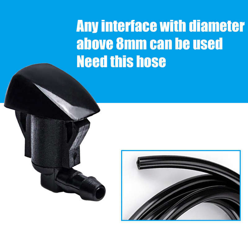2x Windshield Washer Wiper Spray Nozzle Jet 85381-AE020 For Toyota Sienna 04-10