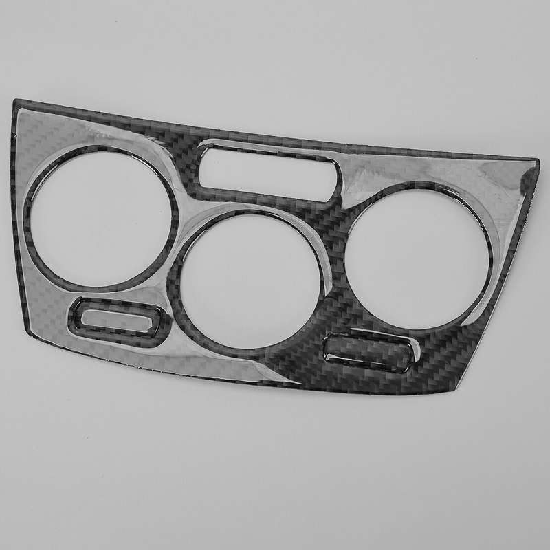 Carbon Fiber Console AC Panel Cover Trim Fit For Subaru Impreza 2009-2011