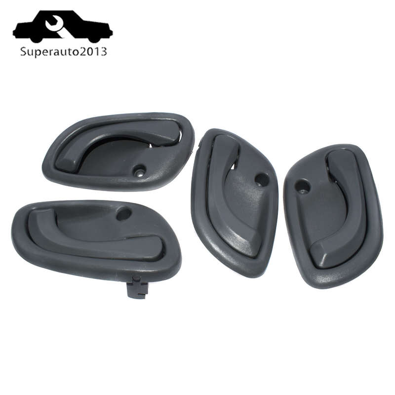 4PCS Gray Interior Door Handle Front Rear Left Right For Suzuki Grand Vitara New