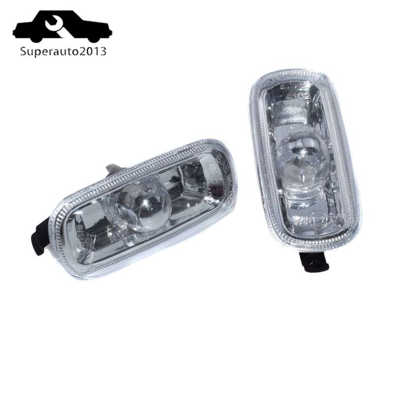 8E0949127 4B0949127 2PCS Side Marker Light For 2002-2008 Audi A4 B6 B7 A6 C5 New