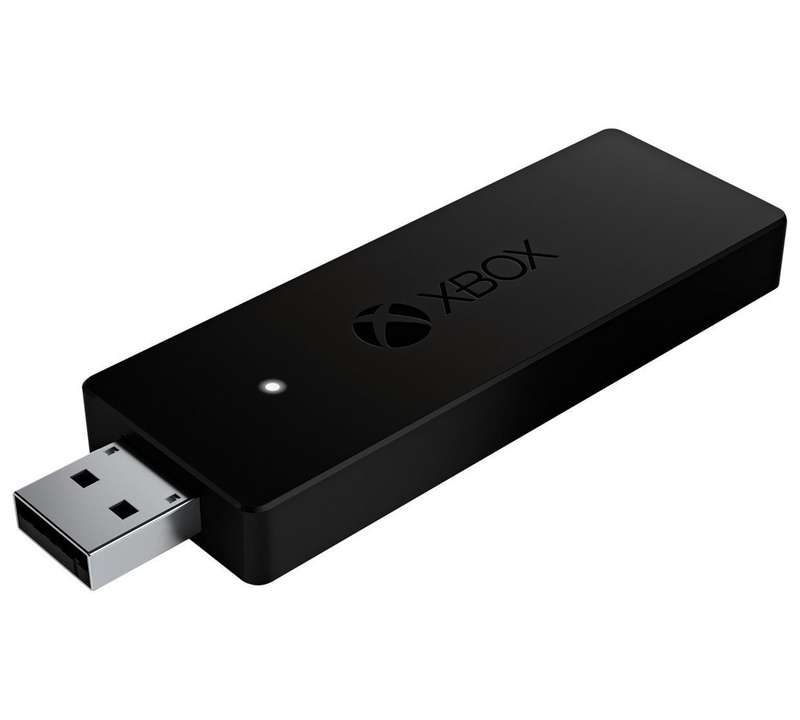 OFFICIAL MICROSOFT XBOX ONE - WIRELESS CONTROLLER ADAPTER WINDOWS 10 - NEW