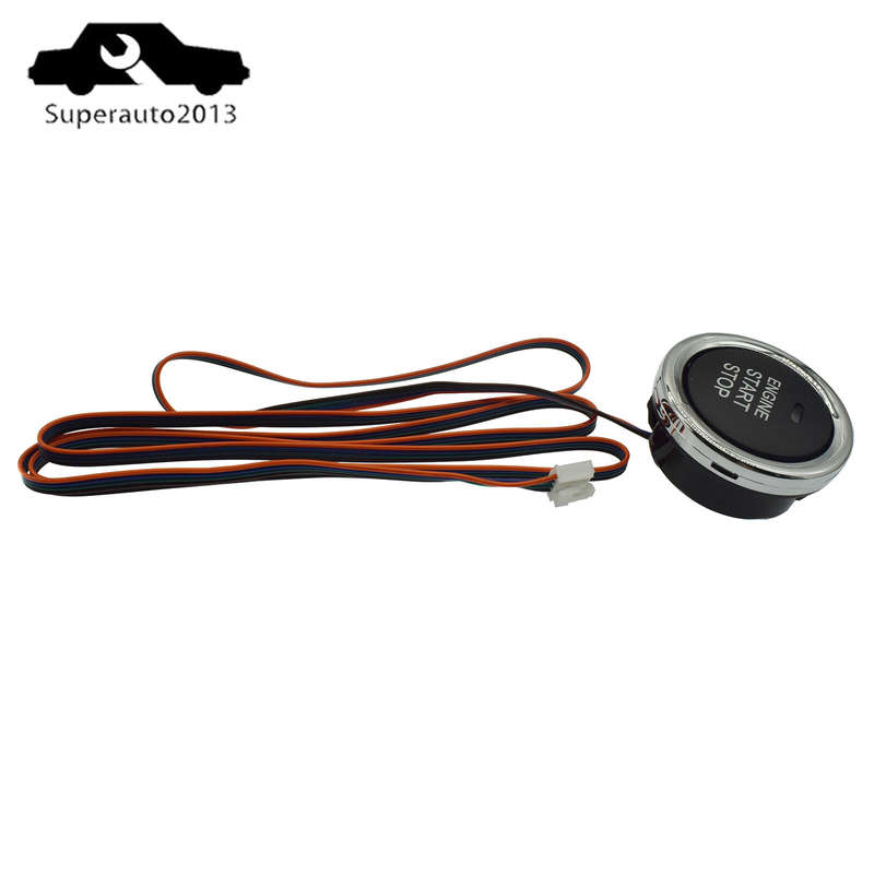 1X Engine Ignition LED Light Starter Power Switch Start/ Stop button Keyless New