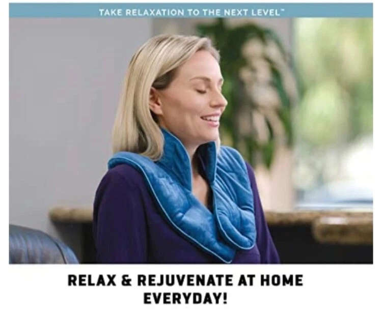 Calming Comfort ThermaComfort Weighted Hot Neck Shoulder Wrap Herbal Aromatherap