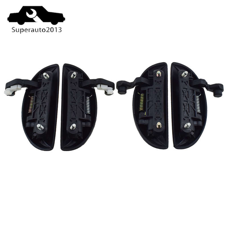 4X Front Rear RH LH Outside Door Handle For Toyota Aygo Citroen C1 Peugeot 107