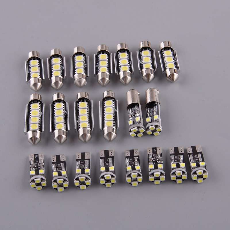 21x White LED Interior Light Package Fits For BMW 3 Series E46 5 Series E60 E61