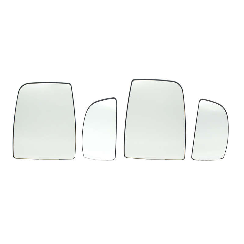 4Pcs Tow Mirror Glass Heated Upper Lower Left Right For Ford Transit 150 250 350