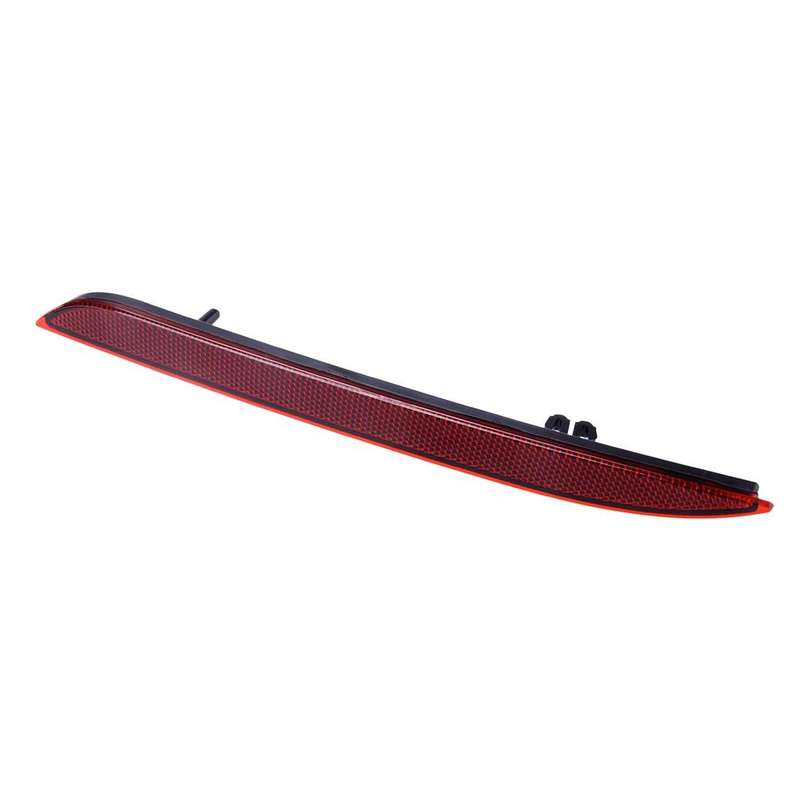 1pcs Red Rear Bumper Reflector Lens Diffuser Fit For Ford Mustang 2015-2017