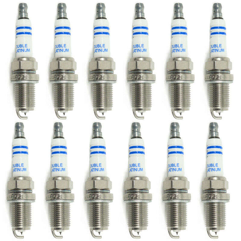 12Pcs Platinum Spark Plugs 004159190326 Fit For Mercedes W163 W210 W211 W220